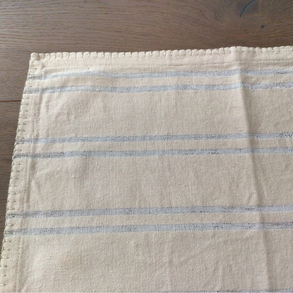 Anthropologie Placemat cotton ivory tone - Picture 8 of 9